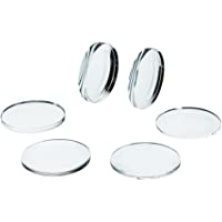 Juego de 6 lentes acrílicas de 50 mm de diámetro- convexo doble- cóncavo doble- convexo plano- convexo cóncavo…